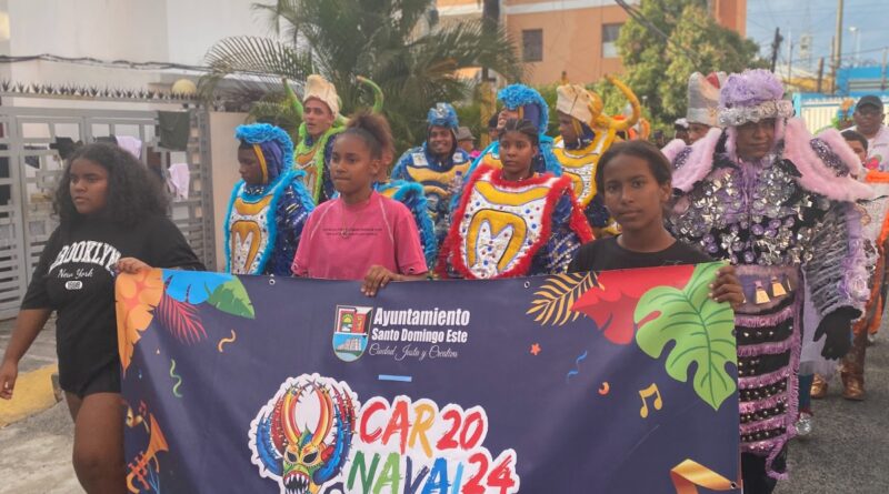 Ayuntamiento inicia preparativos y calentamiento del Carnaval Santo Domingo Este 2024